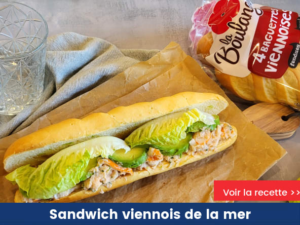Sandwich viennois de la mer